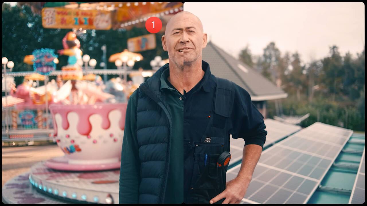 Afbeelding bij video: NL leert door – Peter verruilde de draaimolen voor een baan als elektricien