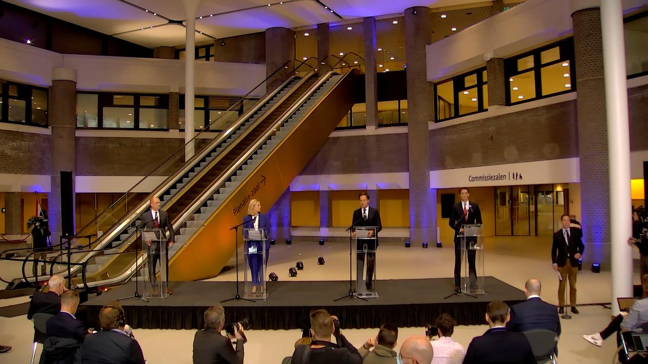 Afbeelding bij video: Toelichting coalitieakkoord door de fractievoorzitters