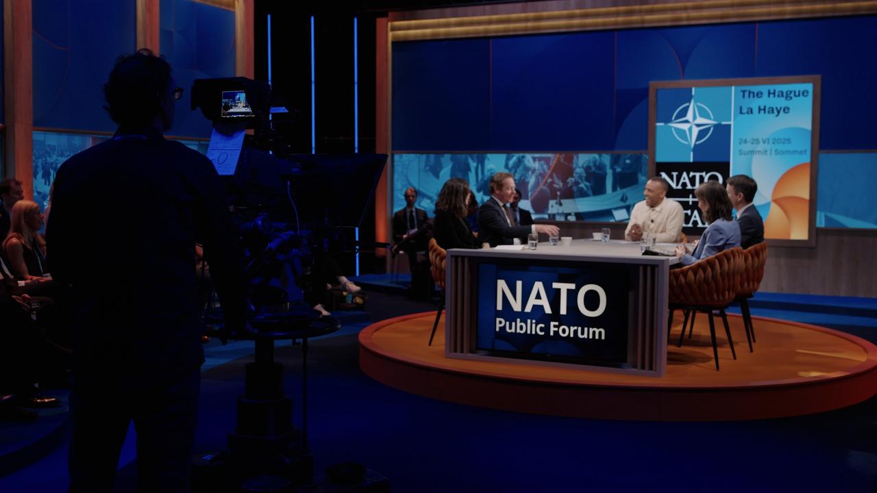 Afbeelding bij video: NATO Public Forum op 24 juni