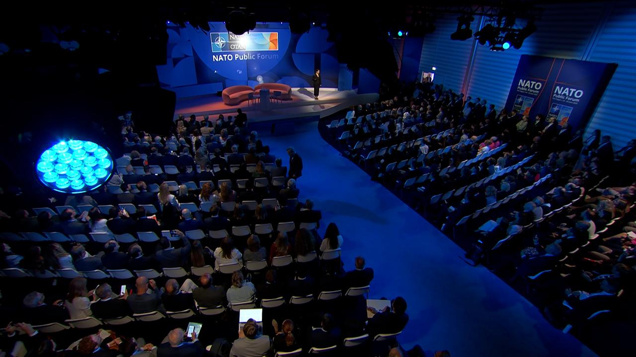 Afbeelding bij video: NATO Public Forum op 24 en 25 juni