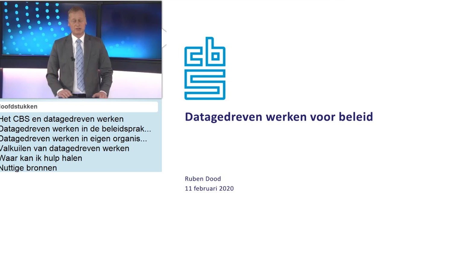 Afbeelding bij video: Webinar: Hoe gebruik je data in je werk?