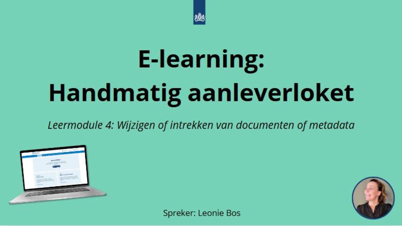 Afbeelding bij video: Leermodule 4 - Wijzigen of intrekken van documenten of metadata