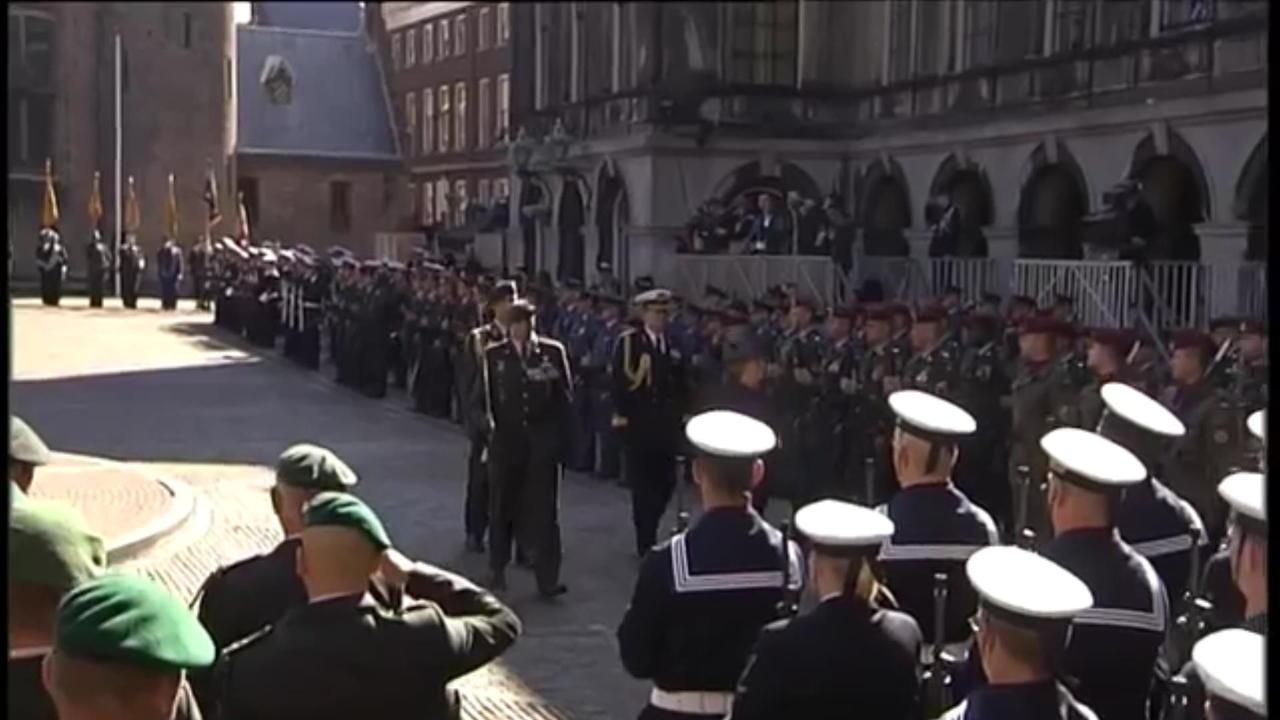 Afbeelding bij video: Uitreiking Militaire Willems-Orde Marco Kroon