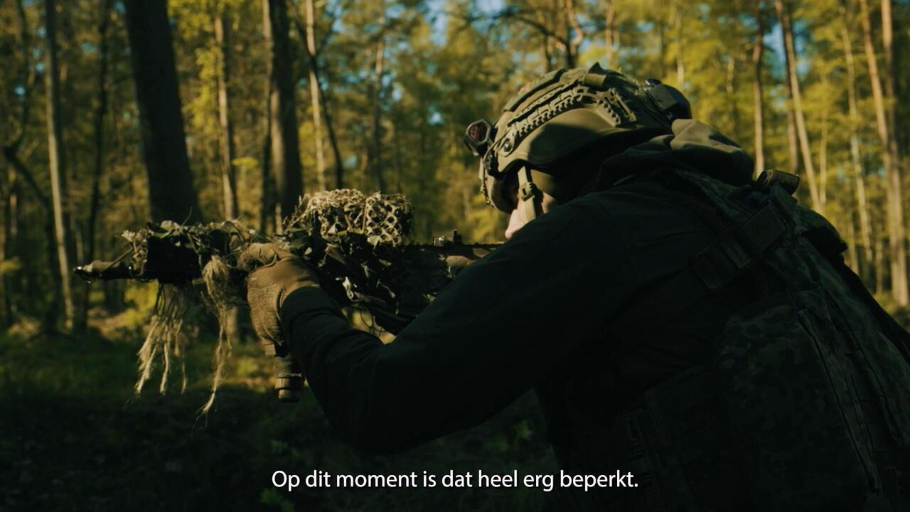 Afbeelding bij video: Wet op de defensiegereedheid: luchtmobiele brigade landmacht - loopgraven