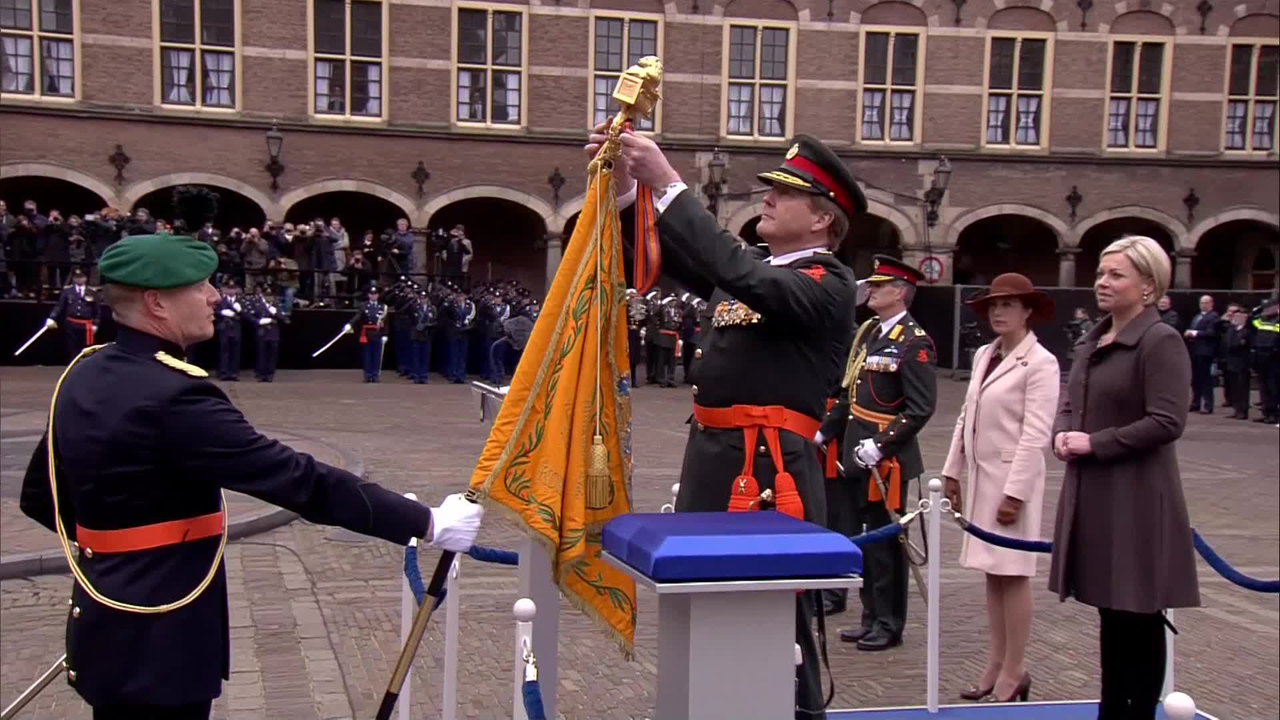 Afbeelding bij video: Uitreiking Militaire Willems-Orde Korps Commandotroepen