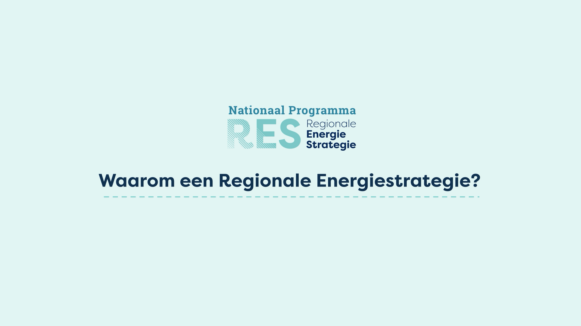 Afbeelding bij video: Waarom een RES