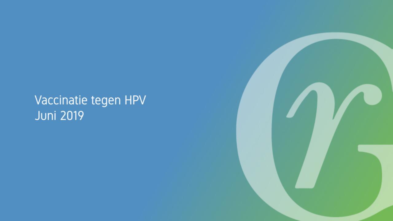 Afbeelding bij video: Vaccinatie tegen HPV