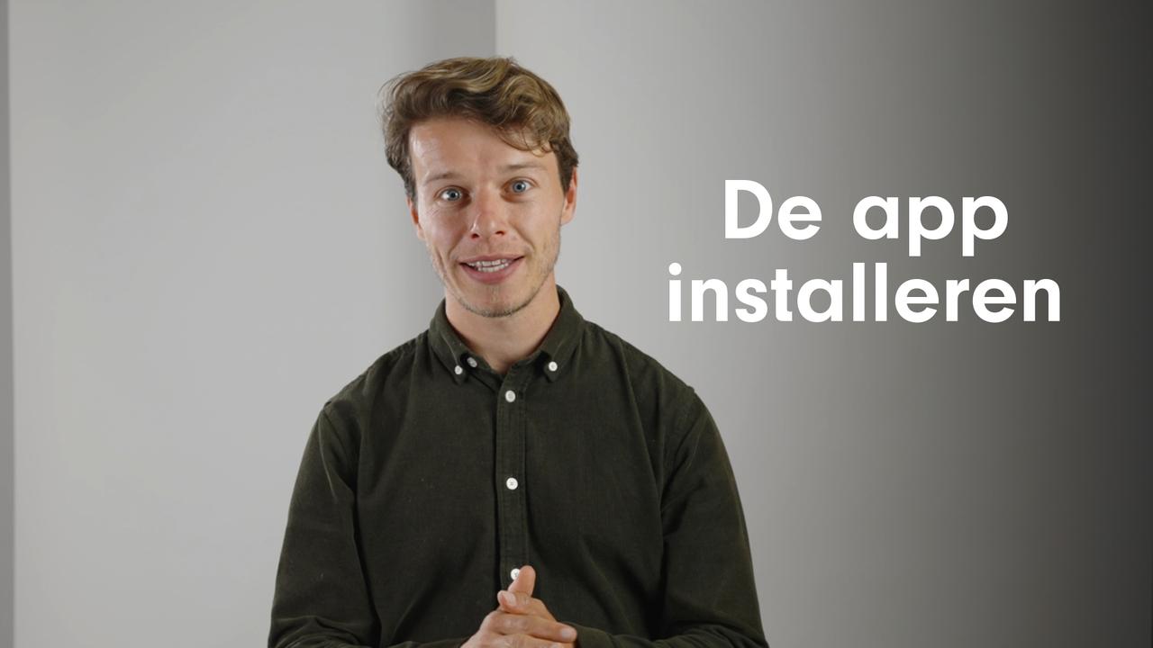 Afbeelding bij video: De app installeren