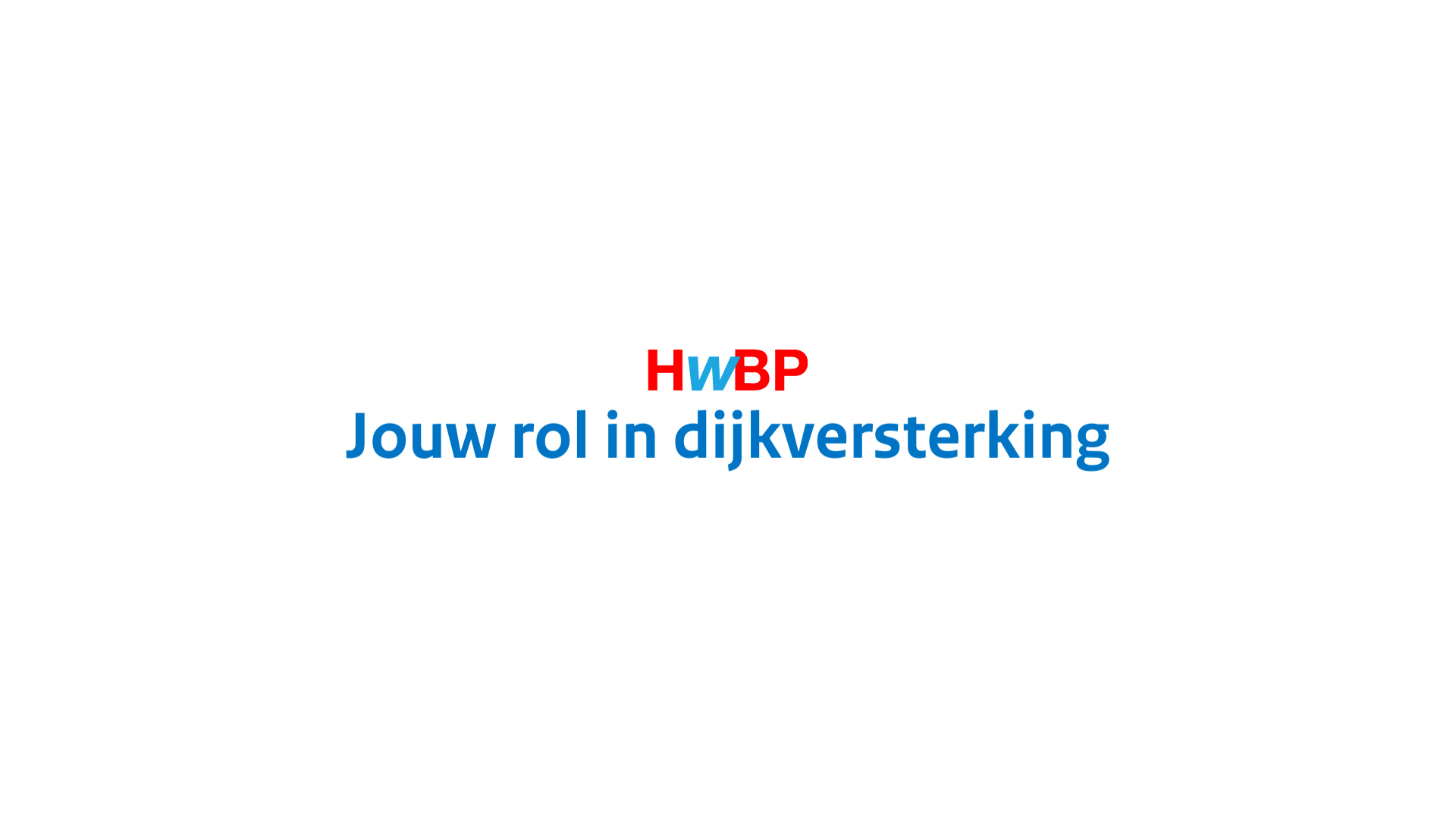 Afbeelding bij video: Jouw rol in dijkversterking