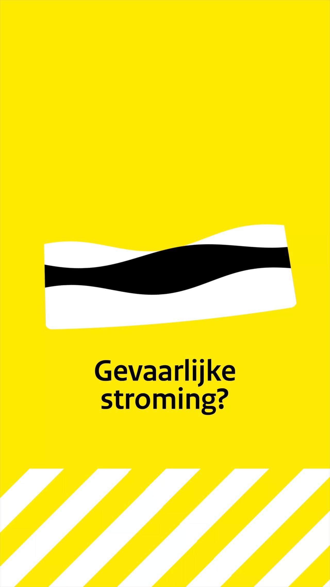 Afbeelding bij video: NL-Alert Flexlaag | Story/reels gevaarlijke stroming (9x16)