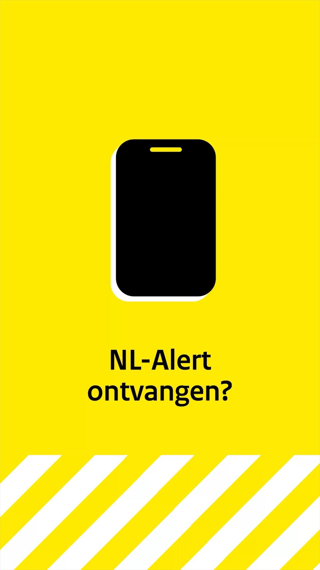 Afbeelding bij video: NL-Alert Flexlaag | Story/reels NL-Alert melding (9x16)