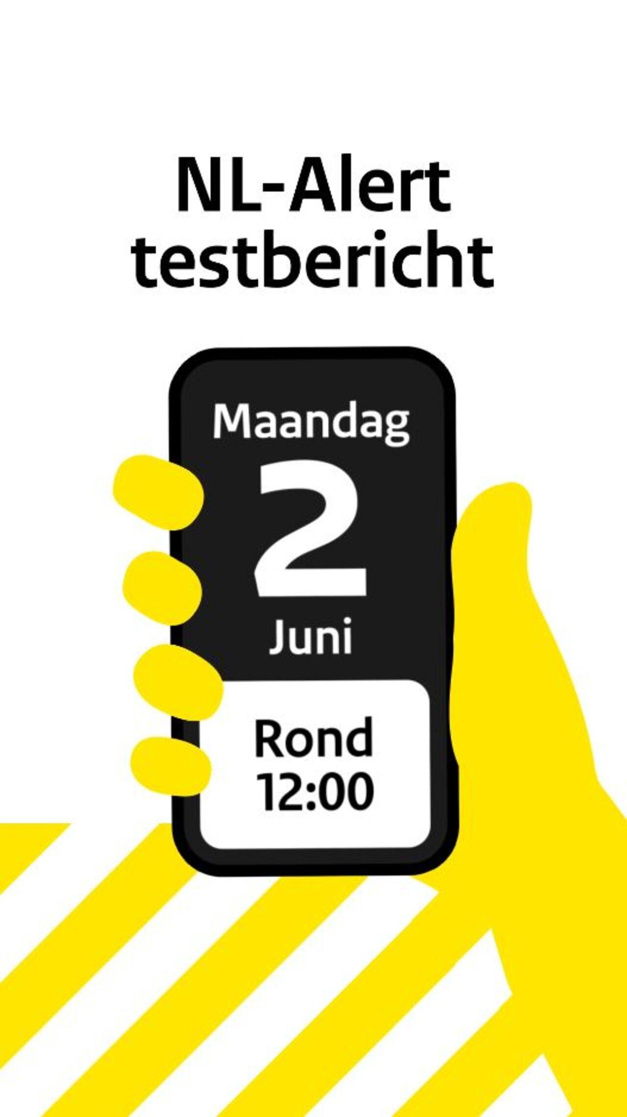 Afbeelding bij video: NL-Alert Testbericht 2 juni 2025 - formaat 9x16