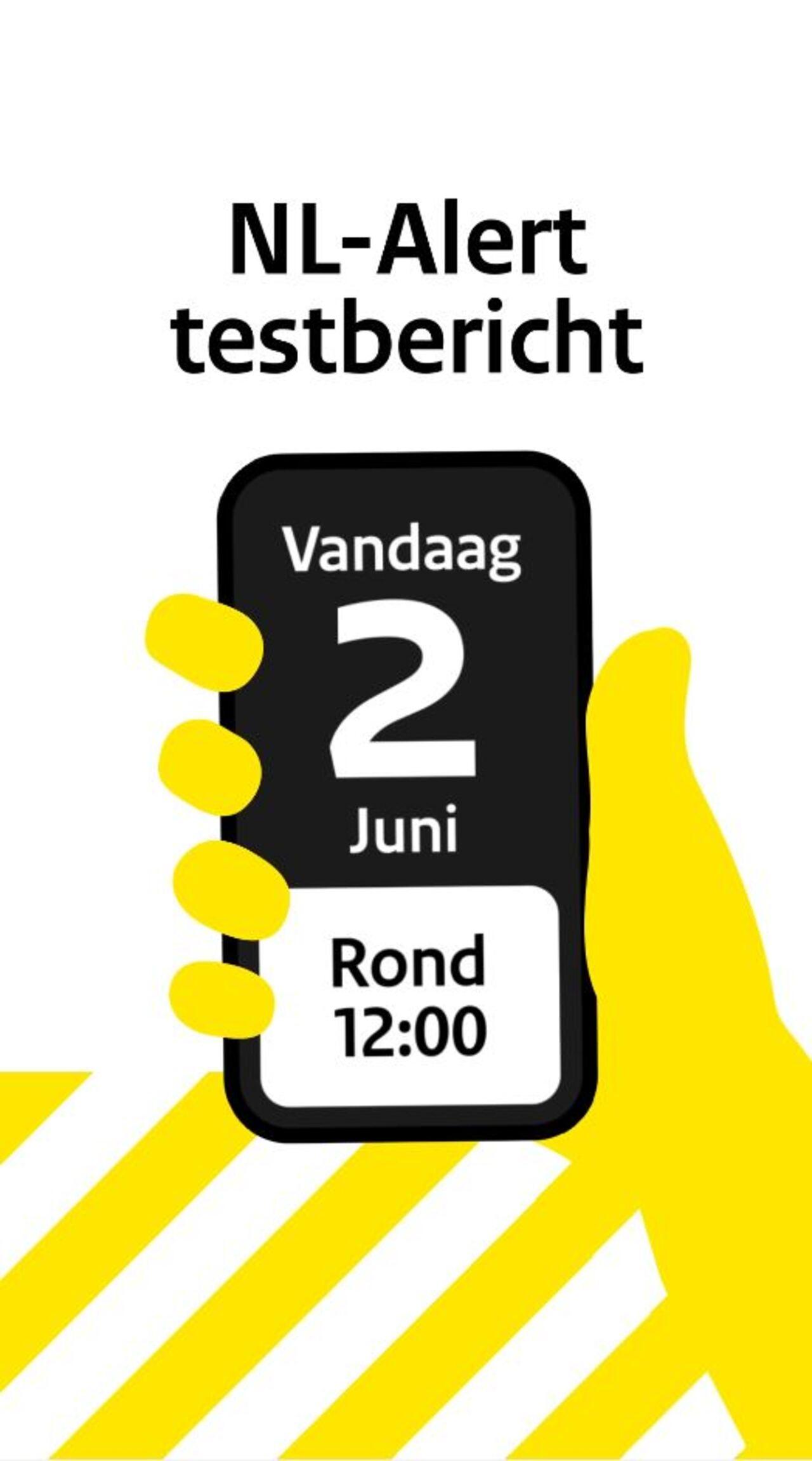 Afbeelding bij video: NL-Alert Testbericht vandaag 2 juni 2025 - formaat 9x16