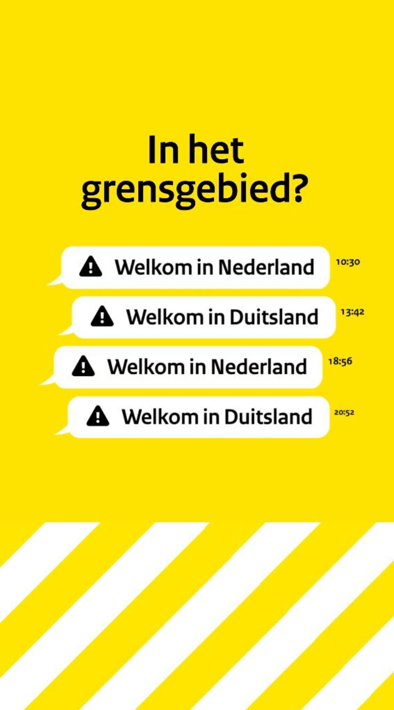 Afbeelding bij video: NL-Alert App grensregio boodschappen Duitsland 9x16
