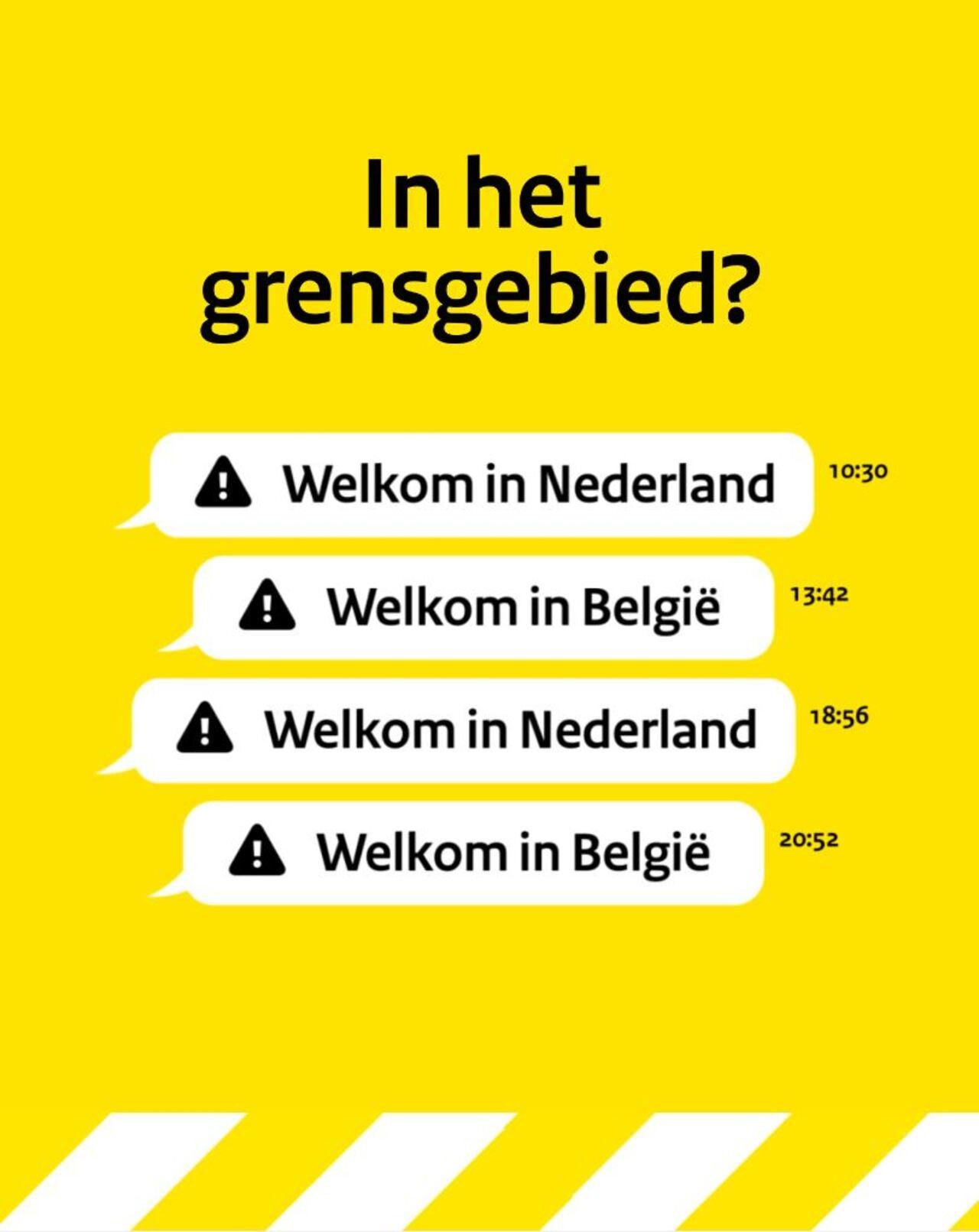 Afbeelding bij video: NL-Alert App grensregio boodschappen België 4x5