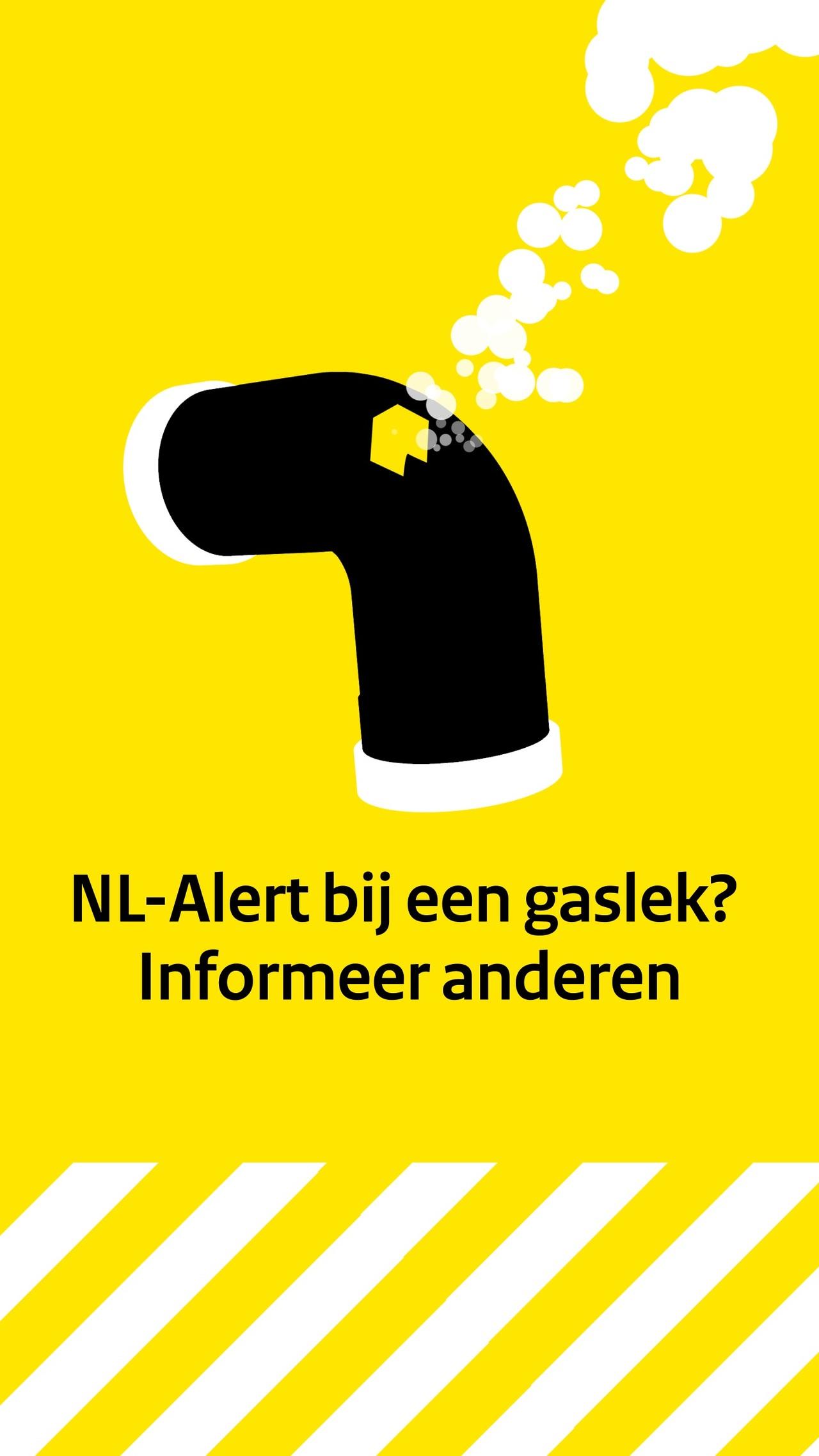 Afbeelding bij video: Banner informeer anderen | gaslek story (9x16)