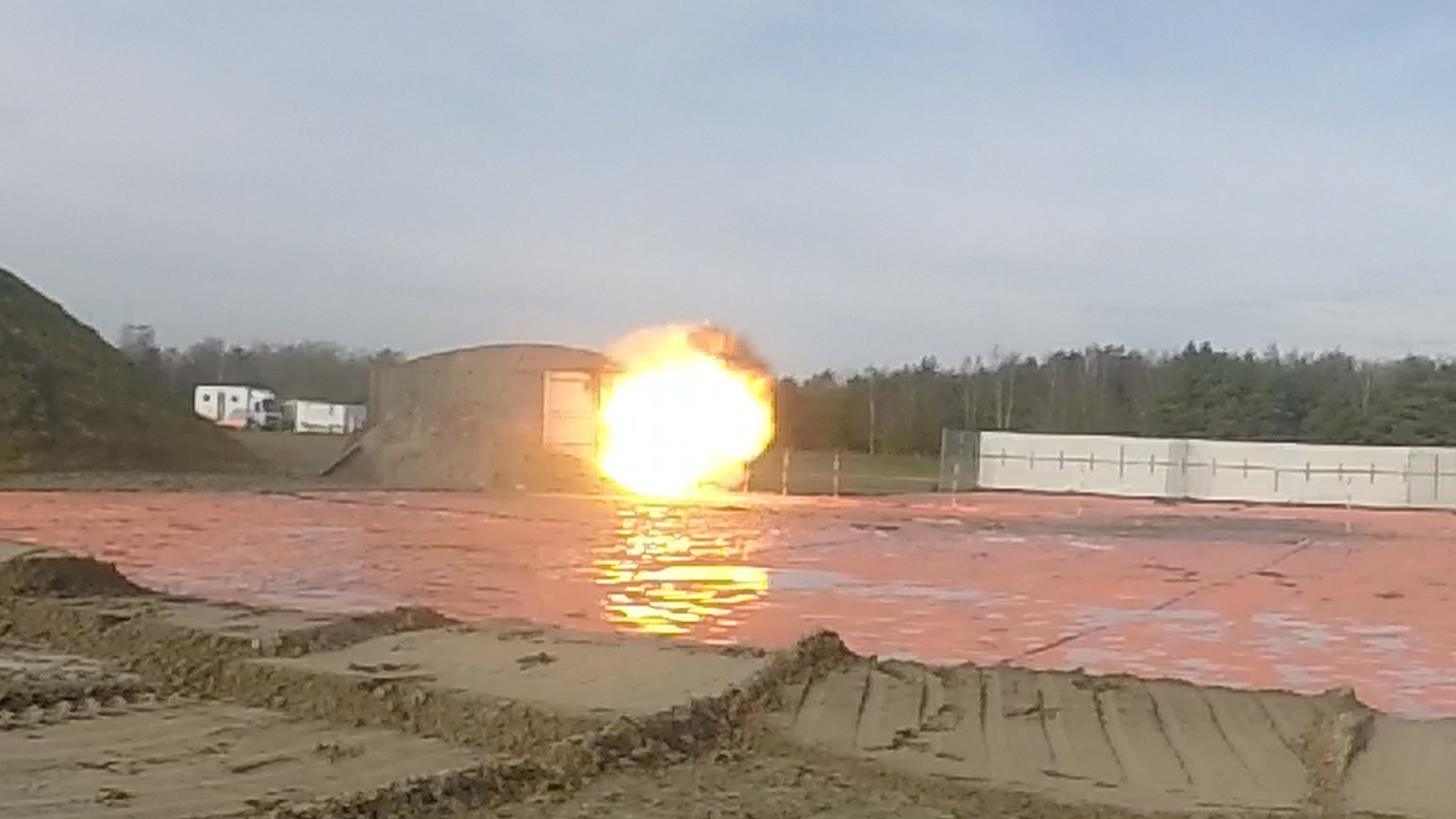 Afbeelding bij video: Opblazen van een geldautomaat met explosieven