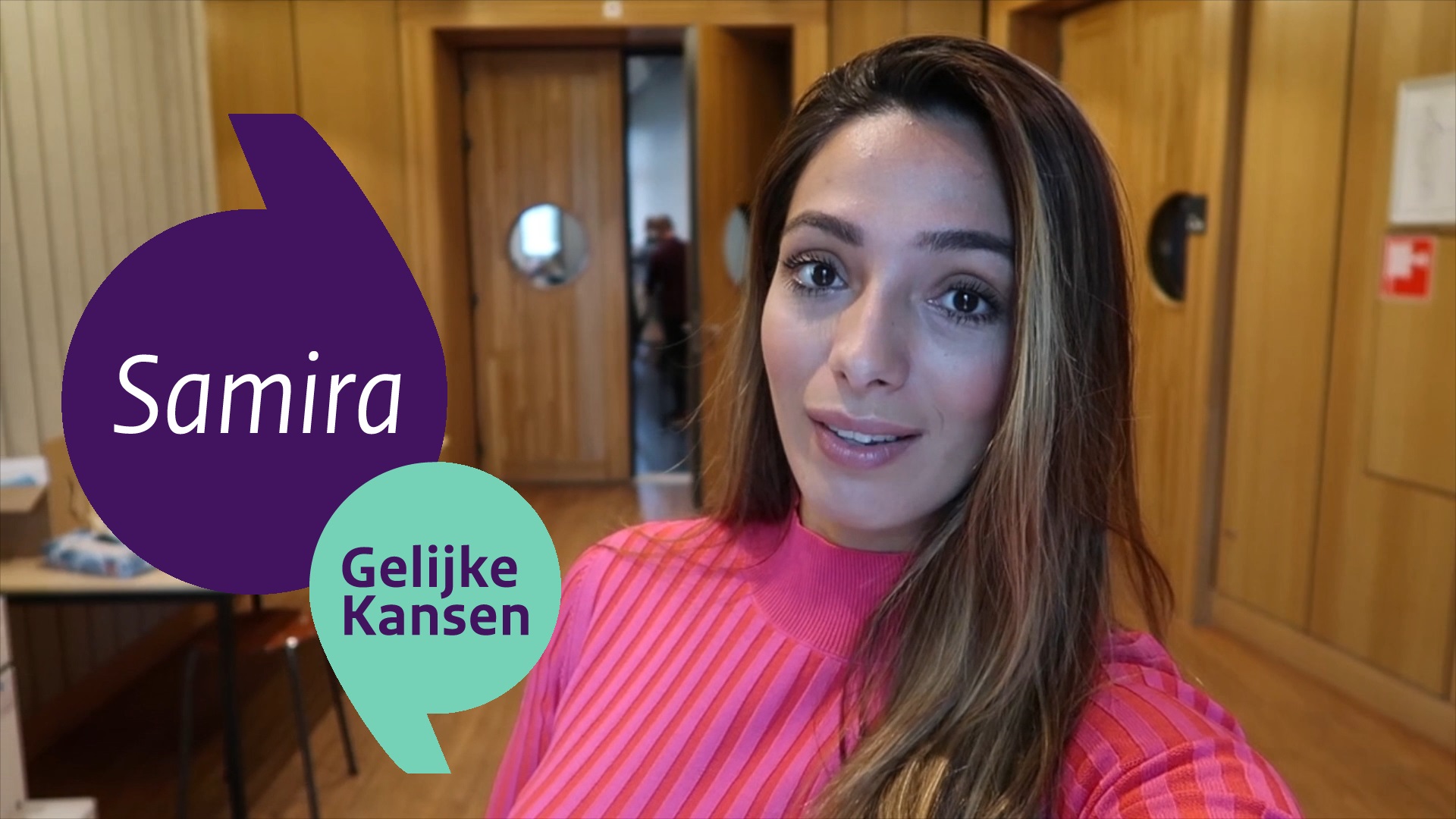 Afbeelding bij video: Vlogster Samira El Idrissi bij de brainstormsessie over Fryshuset