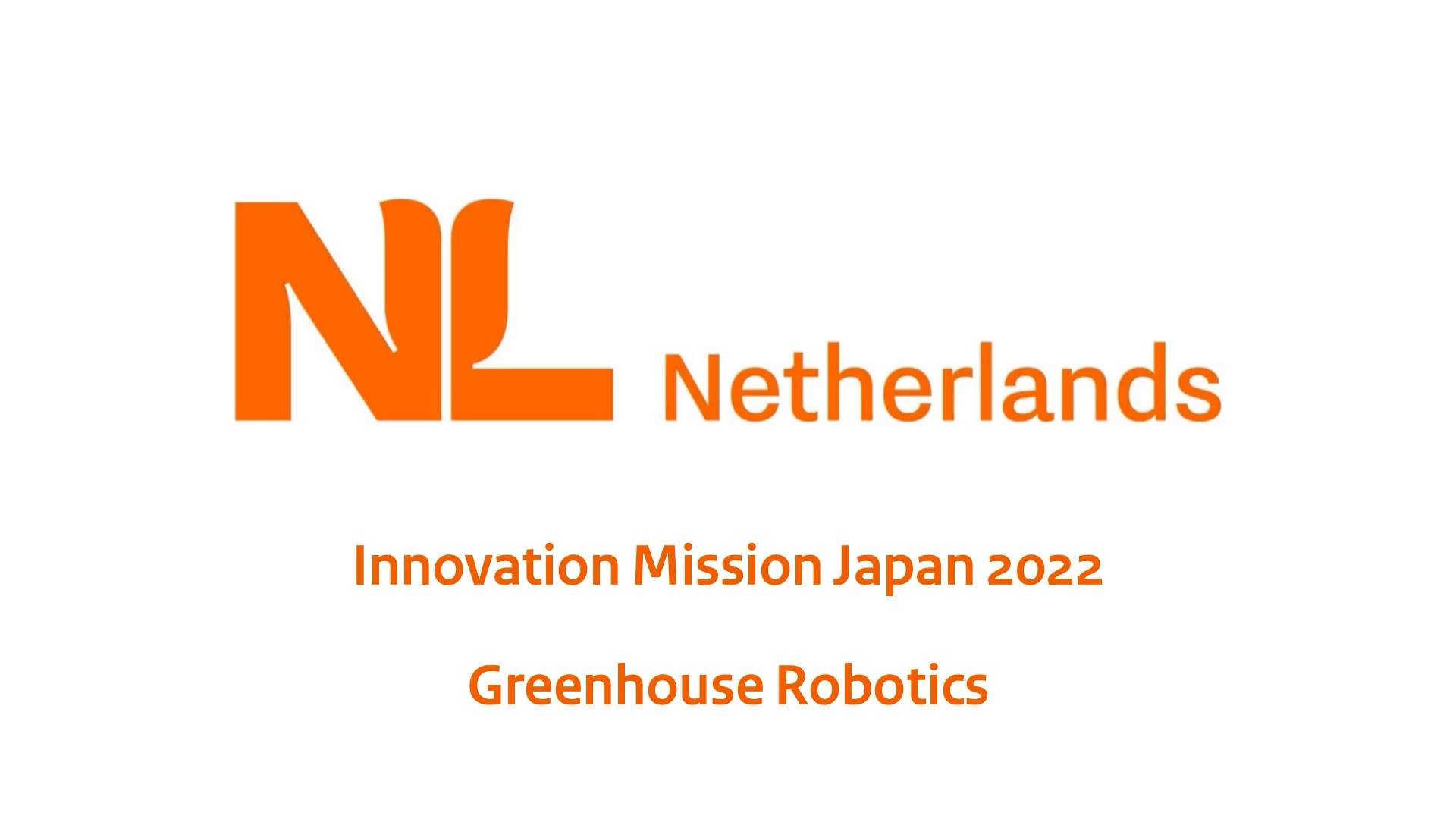Innovatiemissie Japan: Greenhouse Robotics