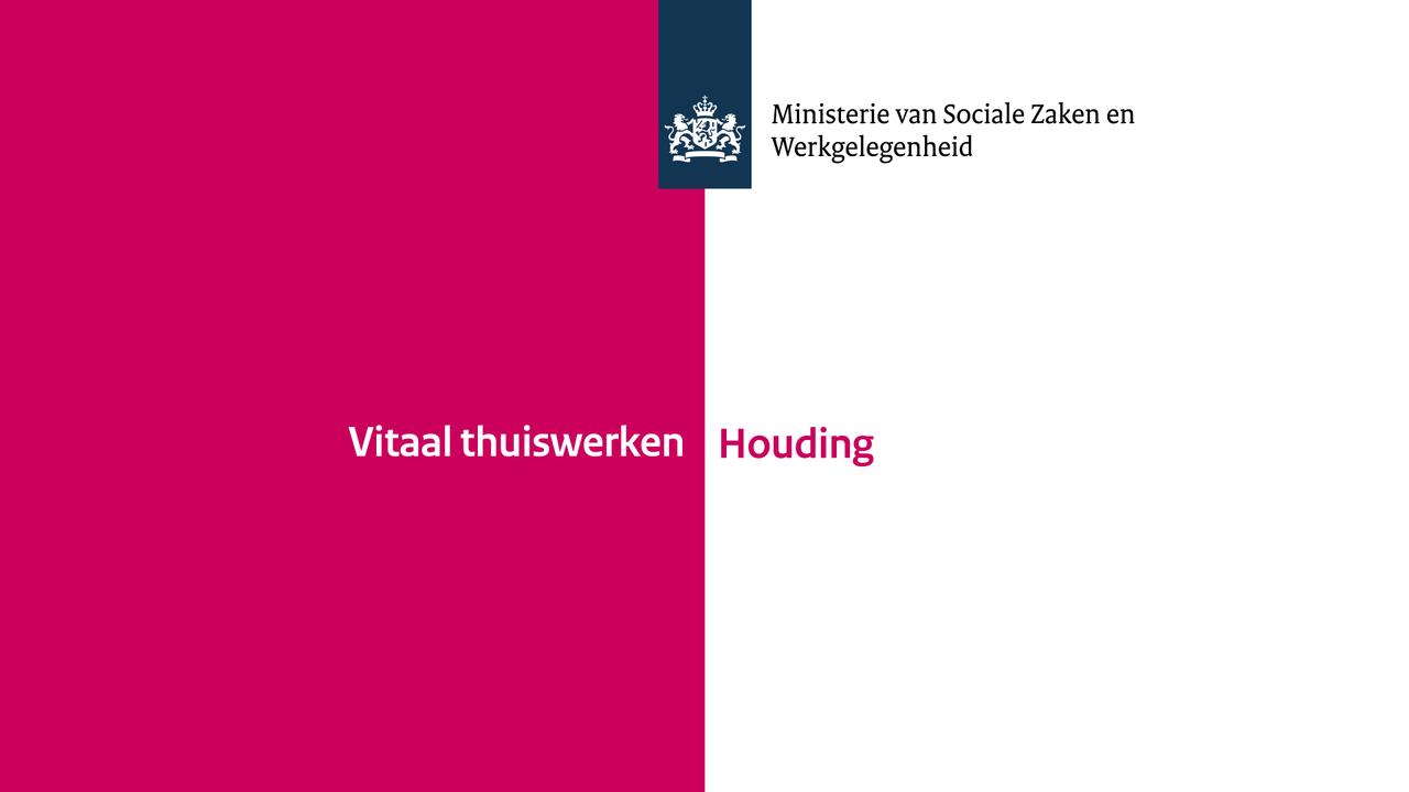 Afbeelding bij video: Vitaal Thuiswerken - Houding