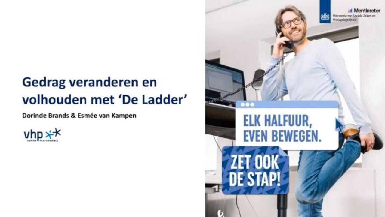 Afbeelding bij video: Workshop | Gedrag veranderen & volhouden met 'De Ladder'